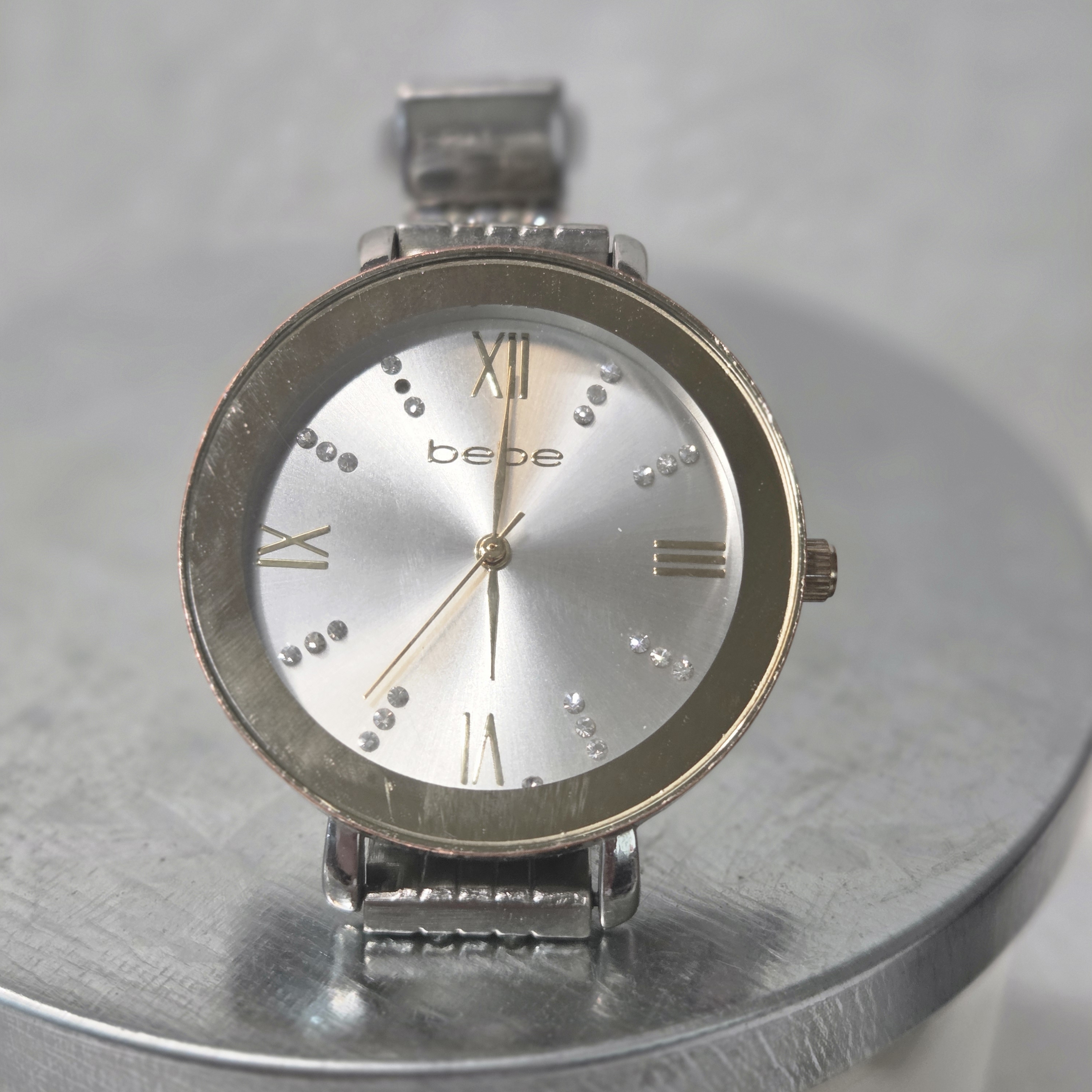 Bebe Silver And Gold Watch Bebe Silver And Gold Watch